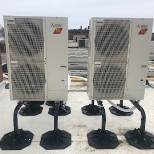 Mitsubishi VRF units.