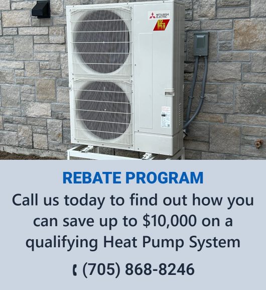 Details how people can save up to $10,000 on qualifying heat pump systems.